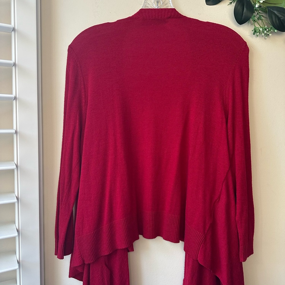 LOFT Rich Red Women's Cardigan - Picture 9 of 9